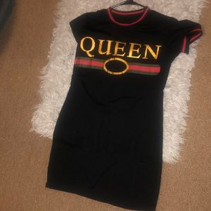 Black queen dress